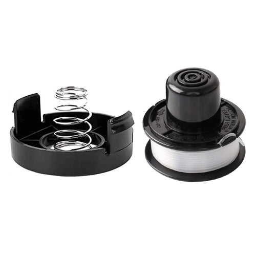 RS-136-BKP Spool + 682378-02 Spool Cap + Coil Spring for Black & Decker Lawn Mower - 1