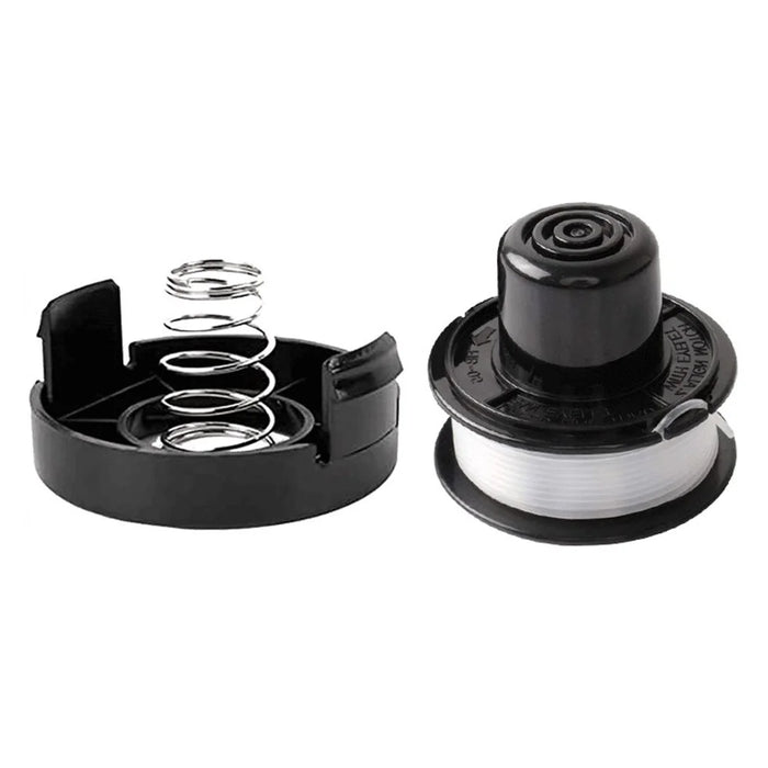 RS-136-BKP Spool + 682378-02 Spool Cap + Coil Spring for Black & Decker Lawn Mower - 1