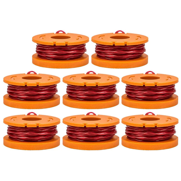 8Pcs / Pack 1.65mm Diameter Nylon Wire Spools for Worx Lawn Mower Accessories, WA0010 - 1