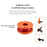 8Pcs / Pack 1.65mm Diameter Nylon Wire Spools for Worx Lawn Mower Accessories, WA0010 - 3