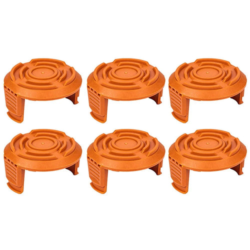 6Pcs Spool Cover for Worx WG150 / WG151 / WG163 / G165 Lawn Mower Spool Cap, WA6531 - 1