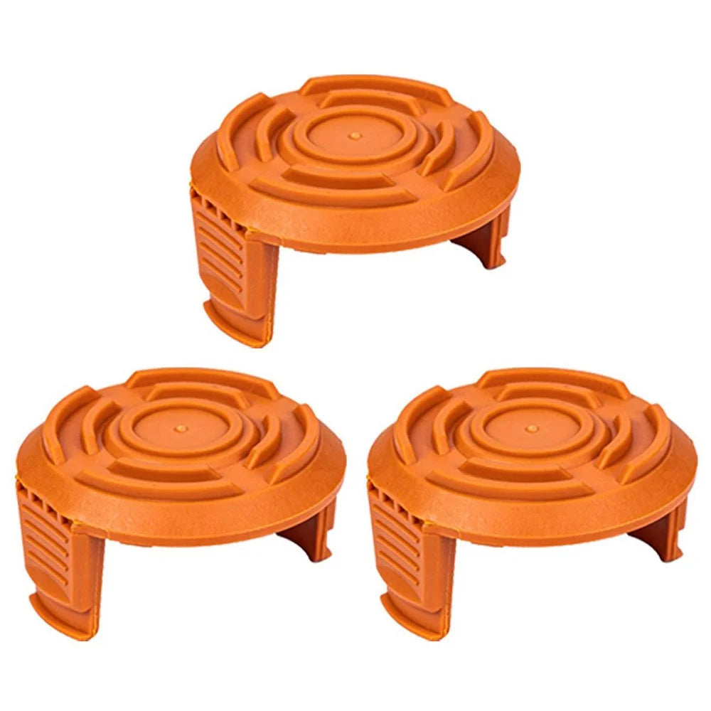 3Pcs For Worx WG150 / WG151 / WG163 / G165 Lawn Mower Spool Cap Spare Part, WA6531 - 1