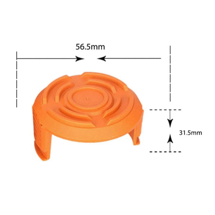 3Pcs For Worx WG150 / WG151 / WG163 / G165 Lawn Mower Spool Cap Spare Part, WA6531 - 6