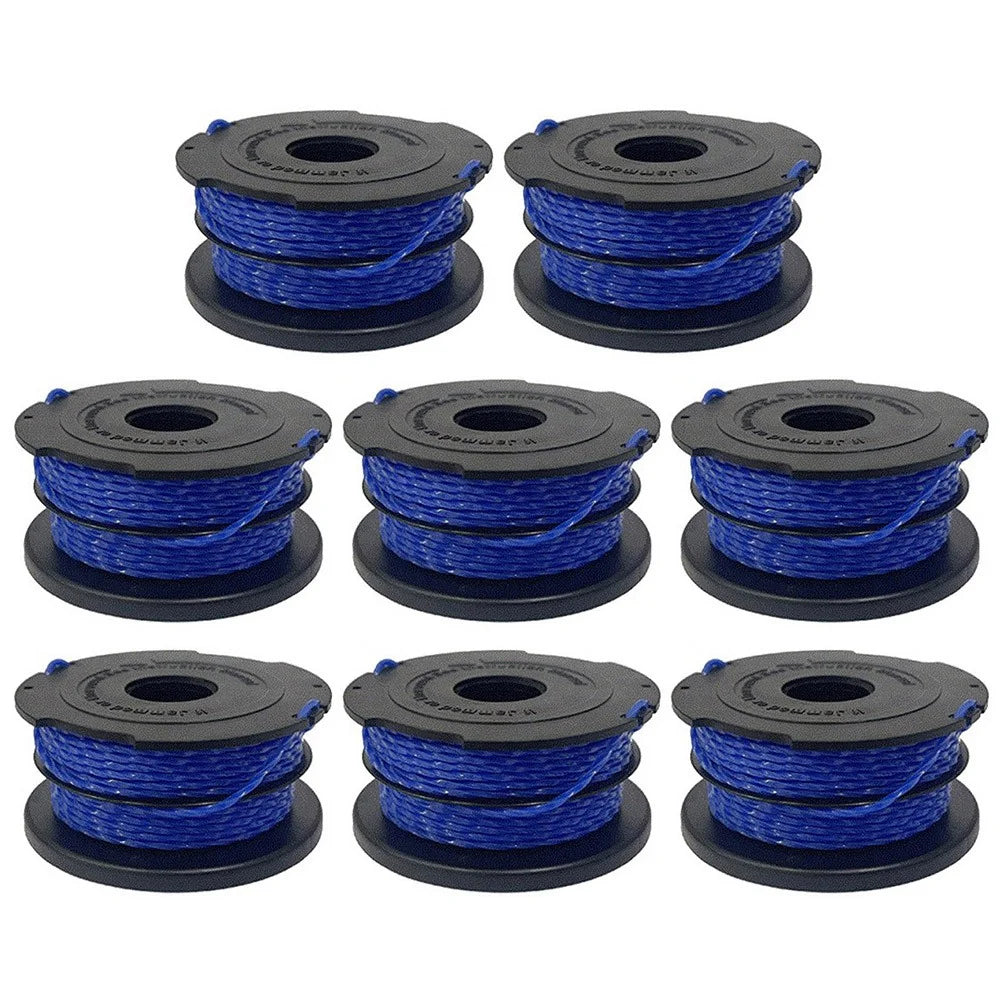 8PCS A6441 Lawn Mower Spool for Black & Decker Lawn Trimmer Nylon Wire Reel - 1