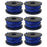 For Black & Decker Lawn Trimmer Wire Reel Replacement A6441 Spool (Set Of 6) - 1