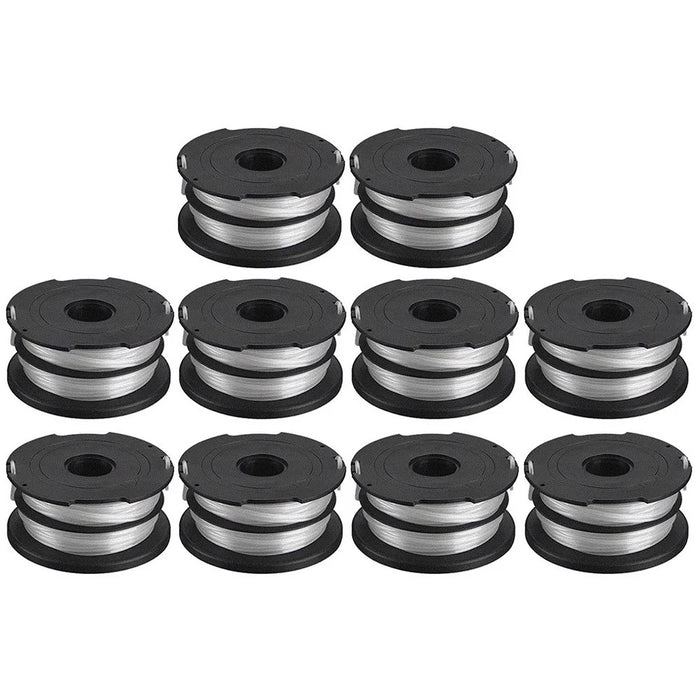 10Pcs Lawn Mower Part for Black & Decker GH700 / GH710 / GH750 Line Spool, DF-065-BKP - 1