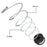 10Pcs Lawn Mower Part for Black & Decker GH700 / GH710 / GH750 Line Spool, DF-065-BKP - 2