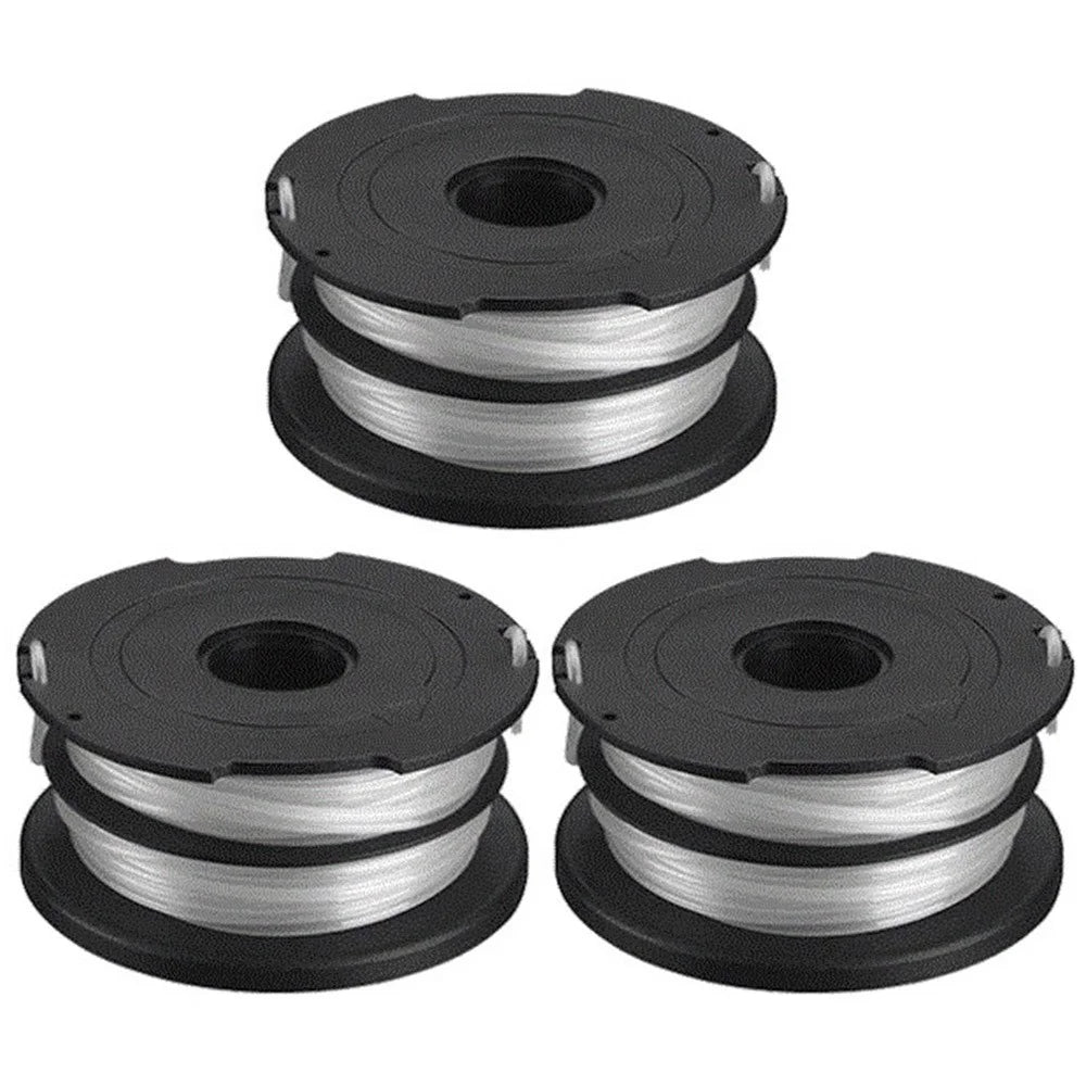 3Pcs For Black & Decker GH710 / GH700 / GH750 Line Spools Lawn Mower Line Reels, DF-065-BKP - 1