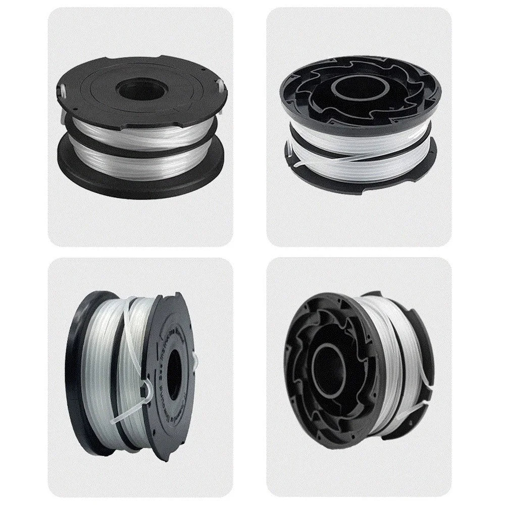 4Pcs DF-065-BKP For Black & Decker GH710 / GH700 / GH750 Lawn Mower Wire Reels - 4