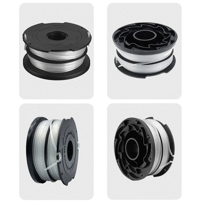 8Pcs For Black & Decker GH700 / GH710 / GH750 Lawn Mower Spools Replacement Parts, DF-065-BKP - 4