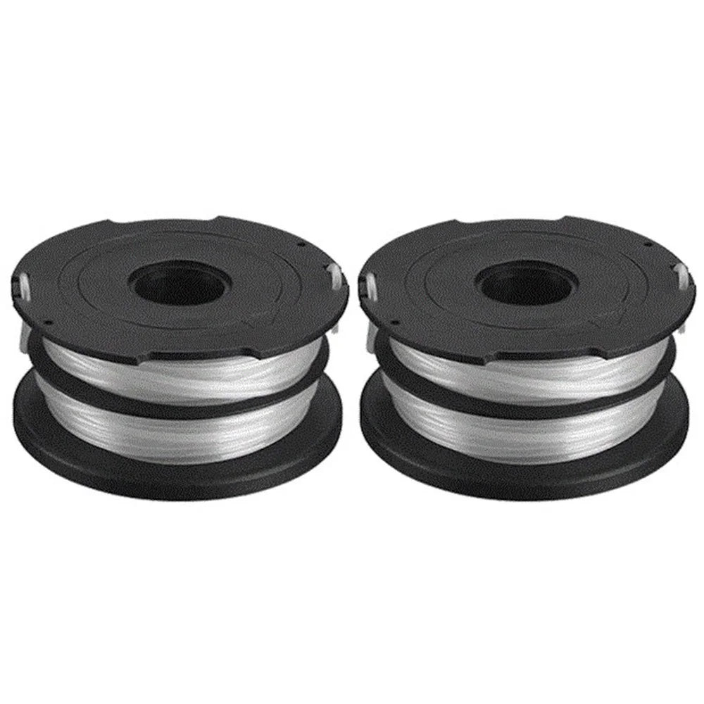 2Pcs For Black & Decker GH700 / GH710 / GH750 Lawn Mower Nylon Rope Spools Parts, DF-065-BKP - 1