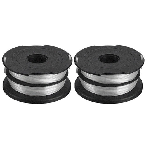 2Pcs For Black & Decker GH700 / GH710 / GH750 Lawn Mower Nylon Rope Spools Parts, DF-065-BKP - 1