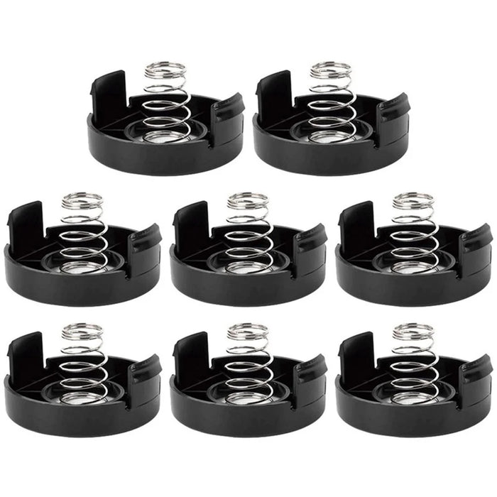 For Black & Decker ST1000 / ST3000 / ST4000 / ST4500 Lawn Mower 8 Spool Cap with Spring, 682378-02 - 1