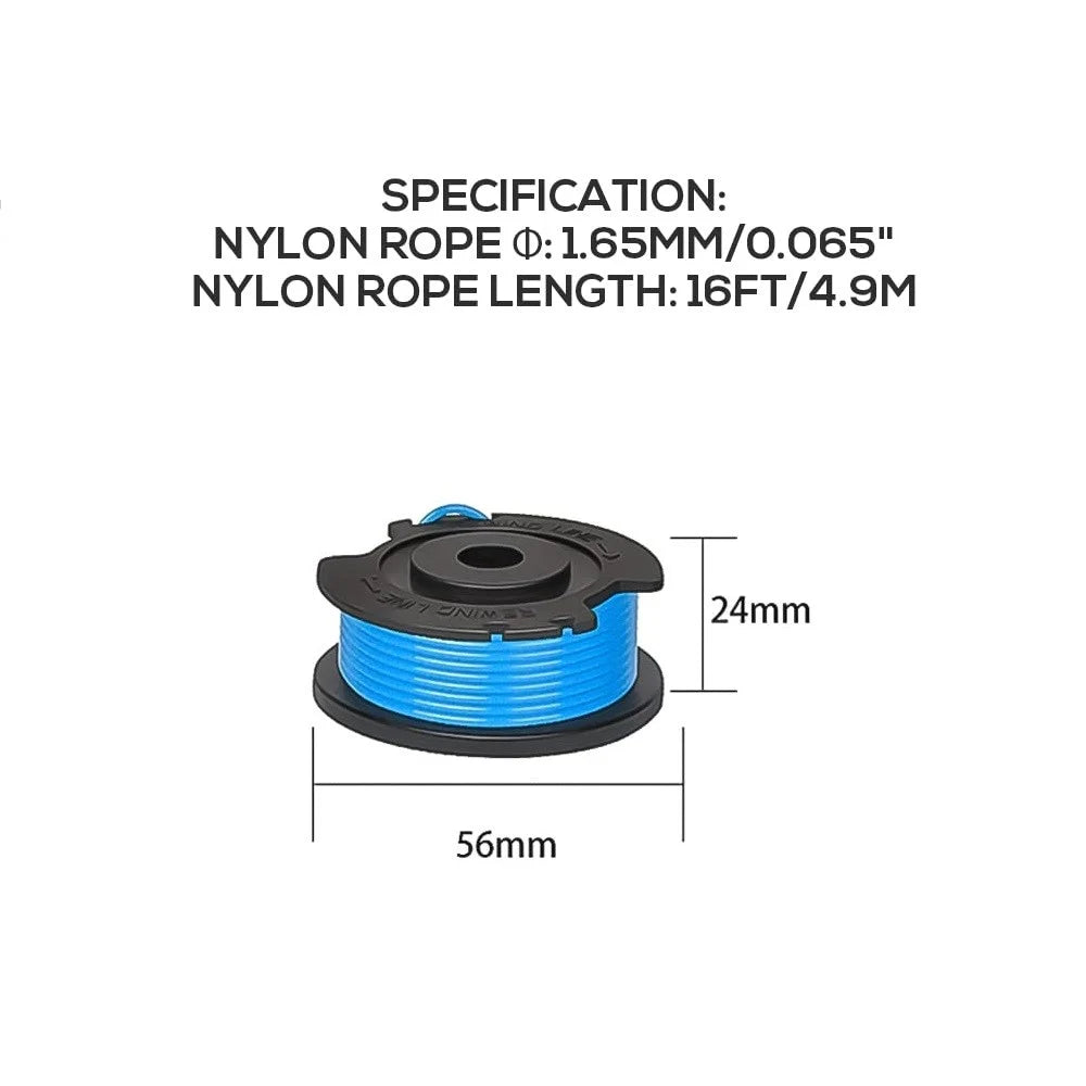 10PCS 29252&29092 Lawn Mower Nylon Spools for Greenworks 21362 Lawn Trimmer Wire Reels - 6