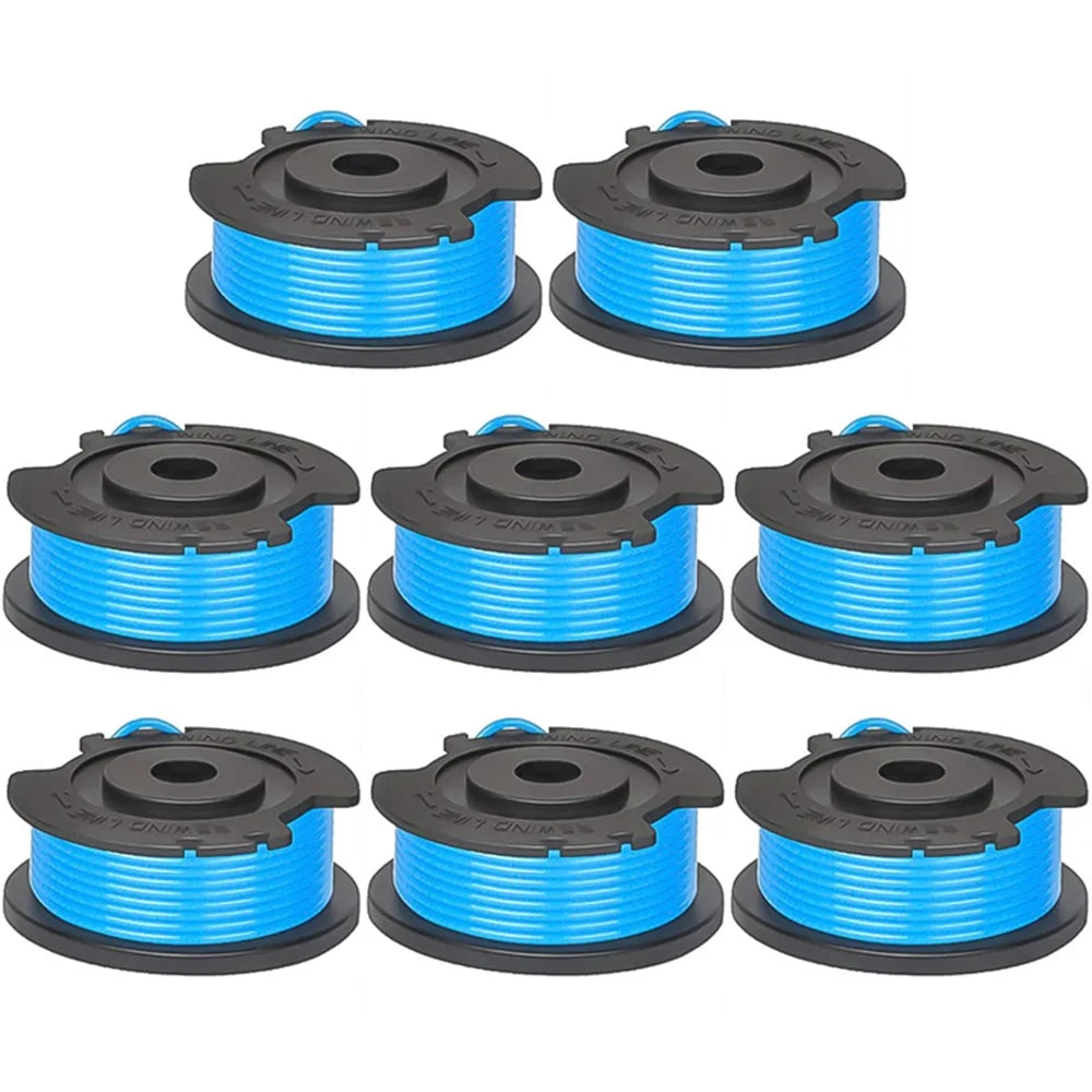 8Pcs / Set Spools for Greenworks Lawn Mower Nylon Rope Line Wire Reels, 29252 / 29092 - 1