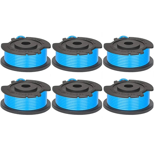 6Pcs Nylon Rope Line Spool for Greenworks BST4000  /  ST40L00  /  2100702 Lawn Mower Replacement Part, 29252&29092 - 1