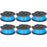 6Pcs Nylon Rope Line Spool for Greenworks BST4000  /  ST40L00  /  2100702 Lawn Mower Replacement Part, 29252&29092 - 1
