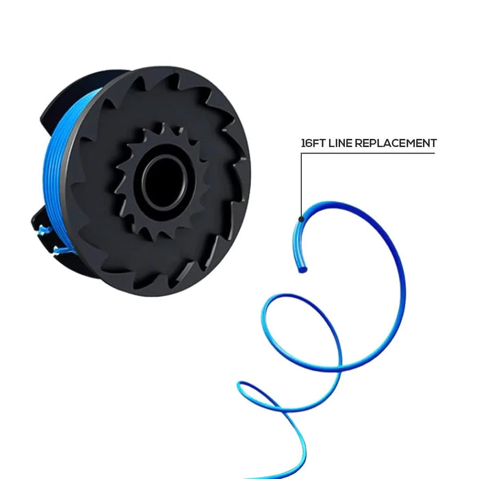 For Greenworks BST4000  /  ST40L00  /  2100702 Lawn Mower 4 Line Spool + 1 Spool Cap, 29252&29092 - 2
