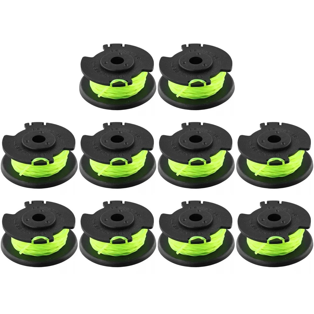 10Pcs Line Spool for Ryobi RLT36B33 / RY36LT33A-0 36V Lawn Mower Spare Part, RAC143 - 1
