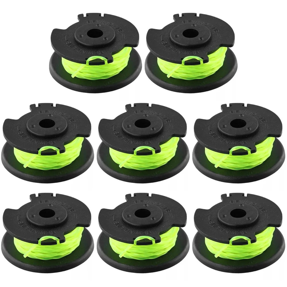 8Pcs for Ryobi RLT36B33 / RY36LT33A-0 36V Grass Trimmer Nylon Rope Spool Lawn Mower Line Spools, RAC143 - 1