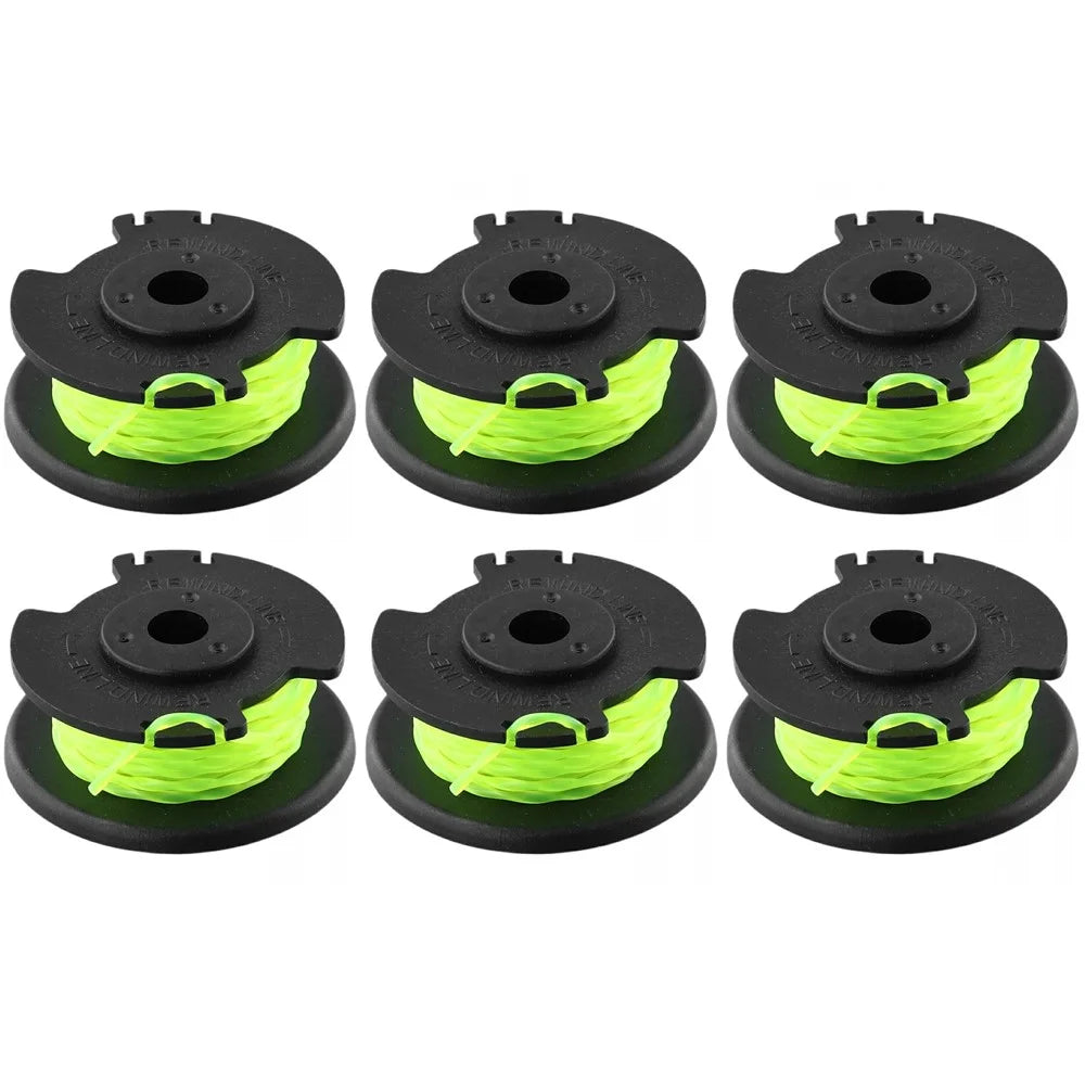 6Pcs Replacement Line Spool for Ryobi RLT36B33 / RY36LT33A-0 36V Lawn Mower Wire Reel, RAC143 - 1