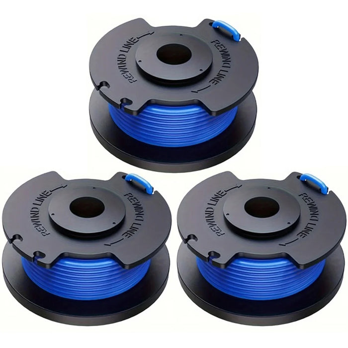3Pcs for Ryobi 18V / 24V / 40V Lawn Mower Replacement Line Spools, AC14RL3A - 1