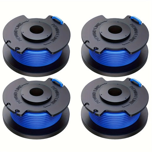4Pcs For Ryobi 18V / 24V / 40V Lawn Mower Line Spool Garden Grass Trimmer Part, AC14RL3A - 1