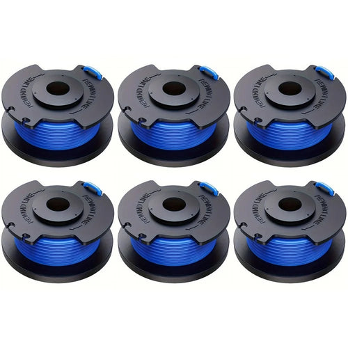 6Pcs for Ryobi 18V / 24V / 40V Trimmer Nylon Rope Spool Lawn Mower Line Spools, AC14RL3A - 1
