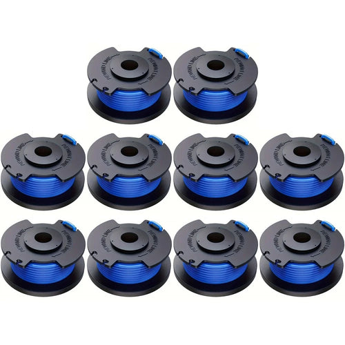 10Pcs for Ryobi 18V / 24V / 40V Lawn Mower Nylon Rope Spools, AC14RL3A - 1