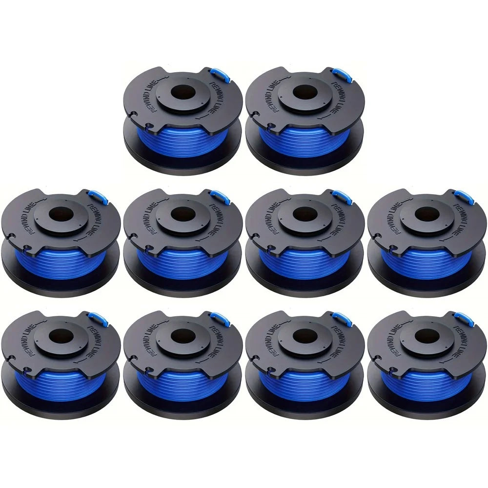 10Pcs for Ryobi 18V / 24V / 40V Lawn Mower Nylon Rope Spools, AC14RL3A - 1