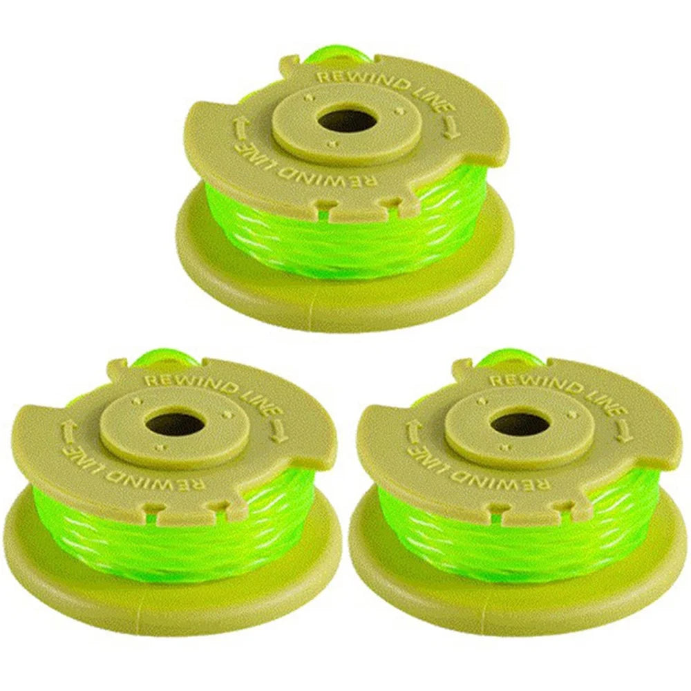 3PCS For Ryobi Lawn Trimmer Replacement Wire Reels Replacement AC80RL3 Spools - 1