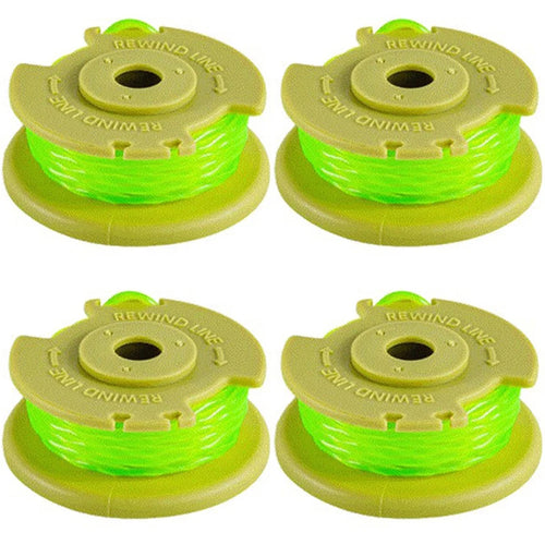 4 Pieces Spools for Ryobi Lawn Mower Nylon Wire Reels Replacement AC80RL3 - 1