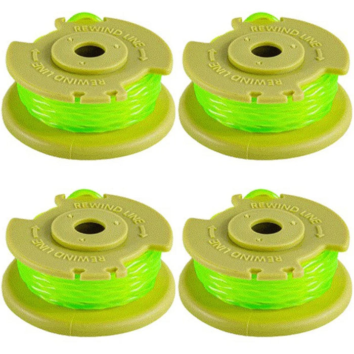 4 Pieces Spools for Ryobi Lawn Mower Nylon Wire Reels Replacement AC80RL3 - 1