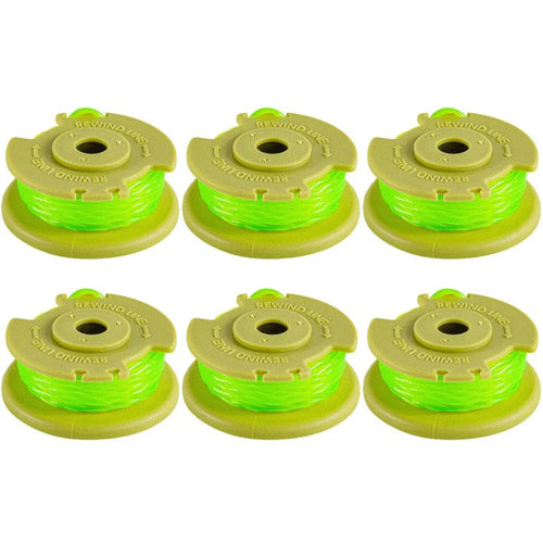 For Ryobi Lawn Trimmer Wire Reels Replacement AC80RL3 Spools (Set Of 6) - 1