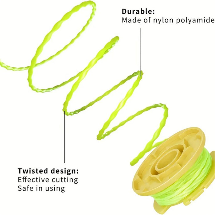 For Ryobi Lawn Trimmer Wire Reels Replacement AC80RL3 Spools (Set Of 6) - 3