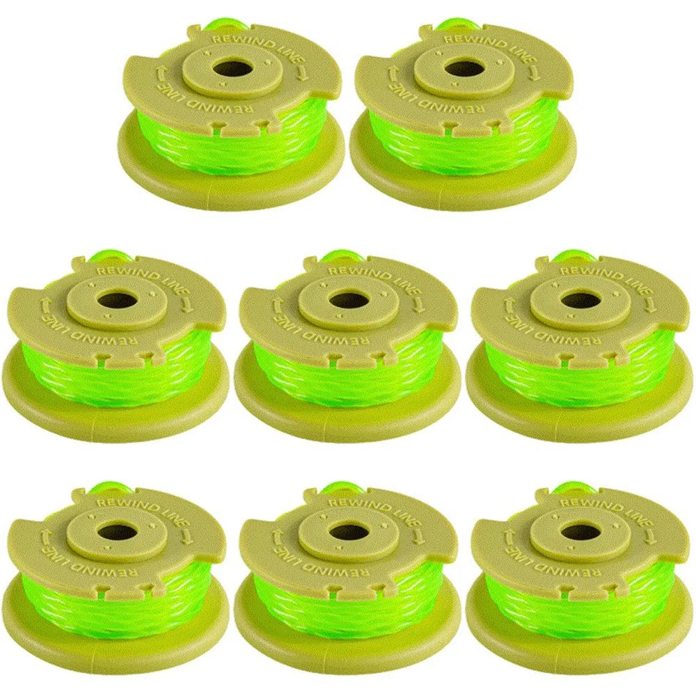 8PCS For Ryobi Lawn Mower Nylon Wire Reels AC80RL3 Replacement Spools - 1