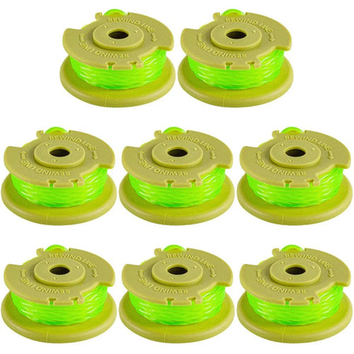 8PCS For Ryobi Lawn Mower Nylon Wire Reels AC80RL3 Replacement Spools - 1