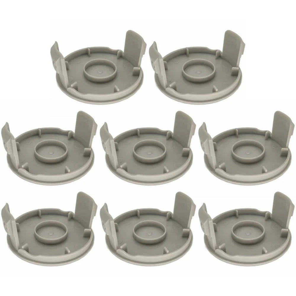 AC14HCA 8Pcs Spool Caps Replacement for Ryobi One+ 18V, 24V, 40V, RY40204, RY40220, ZRP2080 Lawn Mower - 1