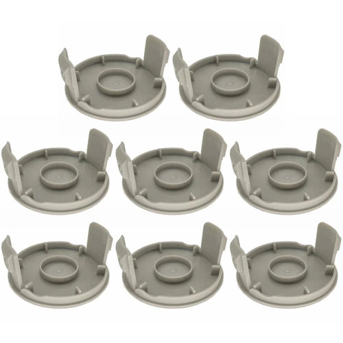 AC14HCA 8Pcs Spool Caps Replacement for Ryobi One+ 18V, 24V, 40V, RY40204, RY40220, ZRP2080 Lawn Mower - 1