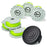 6Pcs WA0014 Line Spools + 1Pc WA0037 Spool Cap Replacement Set for Worx WG168 / WG184 / WG190 / WG191 - 1