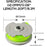 6Pcs WA0014 Line Spools + 1Pc WA0037 Spool Cap Replacement Set for Worx WG168 / WG184 / WG190 / WG191 - 5