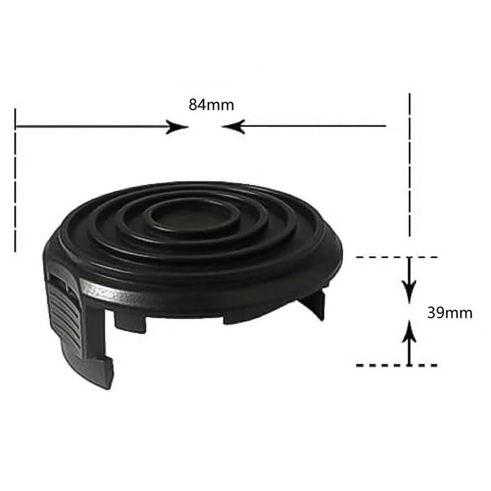 6Pcs WA0014 Line Spools + 1Pc WA0037 Spool Cap Replacement Set for Worx WG168 / WG184 / WG190 / WG191 - 6