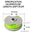 2PCS Lawn Mower Spools for Worx Lawn Trimmer Nylon Wire Reels WA0014 - 5