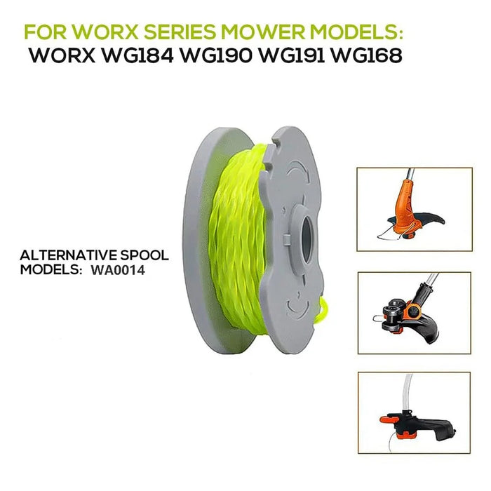 4PCS For Worx Lawn Mower Spools Tear-Resistant Nylon Wire Reels WA0014 - 2