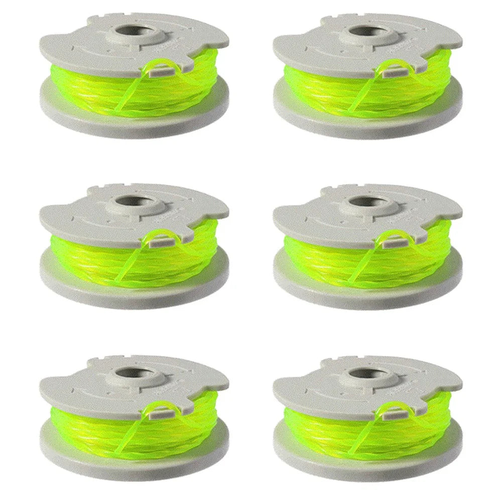 6PCS For Worx Lawn Trimmer Nylon Wire Reels WA0014 Lawn Mower Spools - 1