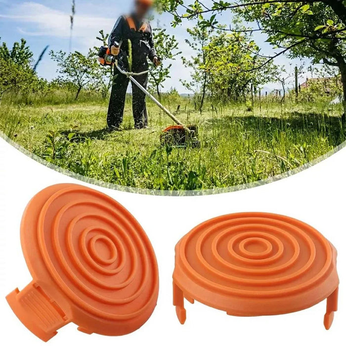 8 Pieces Wire Reel Protection Cap for Worx Lawn Mower Spool Cover Lid 50019417 - 5