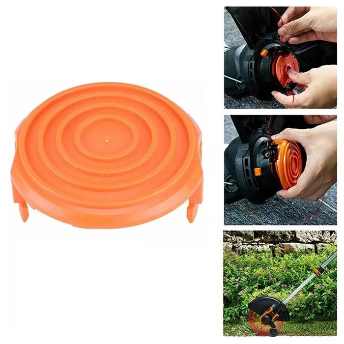 8 Pieces Wire Reel Protection Cap for Worx Lawn Mower Spool Cover Lid 50019417 - 6