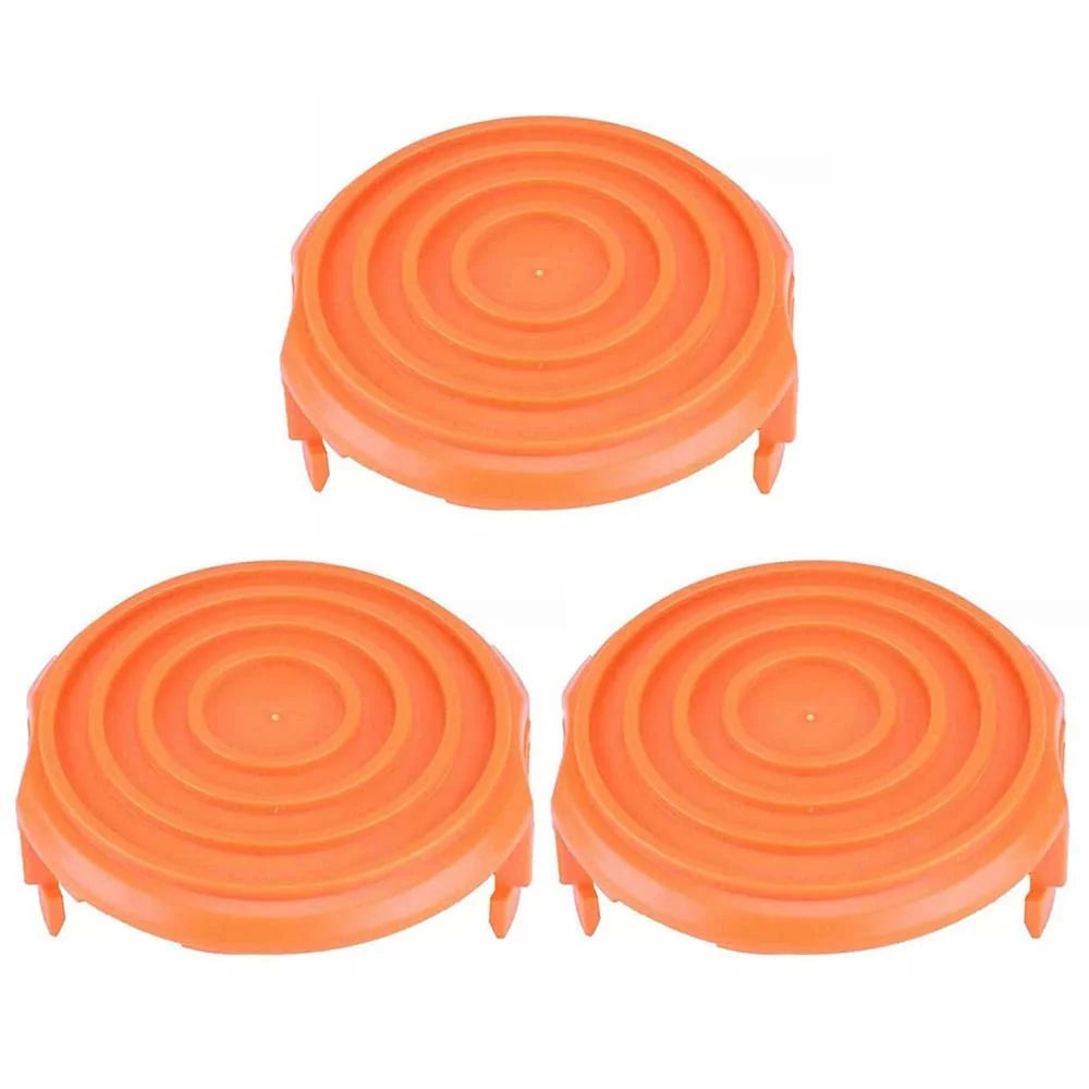 3PCS For Worx Lawn Mower Spool Cover Lid 50019417 Wire Reel ABS Cap - 1