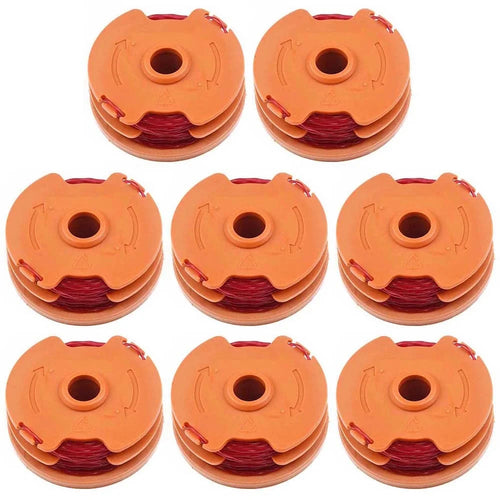 8PCS For Worx Lawn Trimmer Replacement Wire Reels   Spools WA0007 - 1