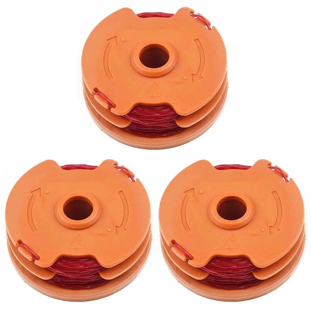 3Pcs Lawn Trimmer Wire Reels for Worx Lawn Mower WA0007 Line Spools - 1